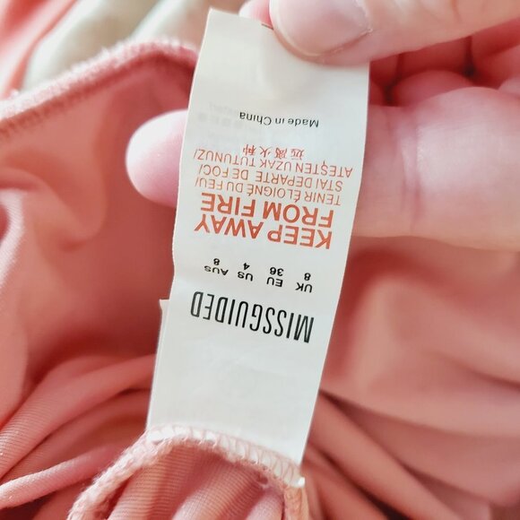 BARBIE Missguided Velvet Pink Hoodie Jacket Barbiecore - Picture 8 of 9